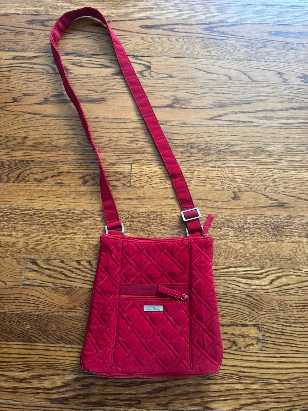 Red Quilted Crossbody Shoulder Bag - Women Vera Bradley